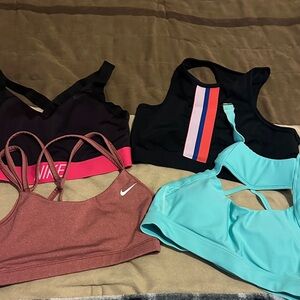 Nike Women's Sports Bra Collection - Black, Brown, Teal, Pink
